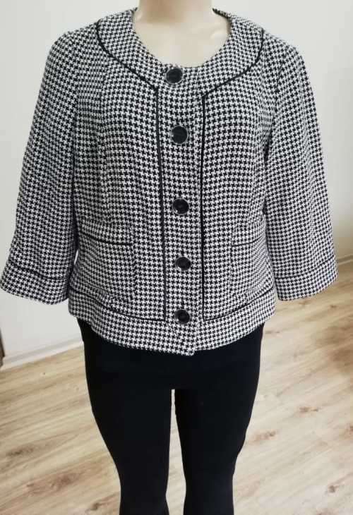 Beautiful Black and White Coat