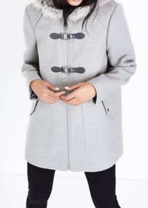 Pale Grey Duffle Coat
