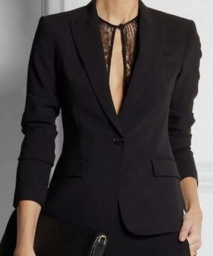 Fitted Black Blazer