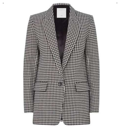 Beautiful Fitted Check Blazer