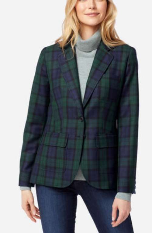 Autumn Mix Check Blazer