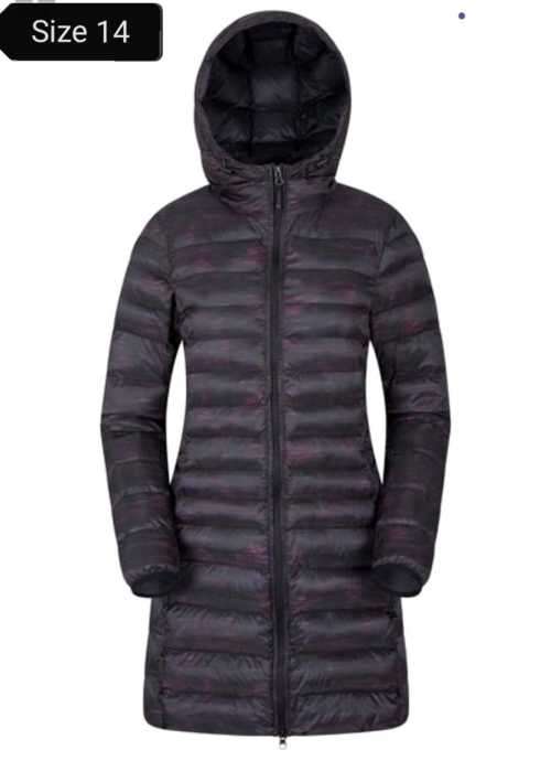 Womens Lightweight Long Padded Jacket