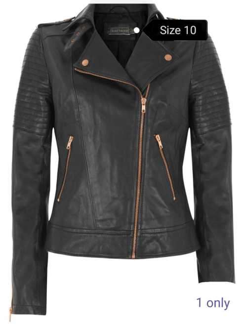 Faux Leather Biker Jacket