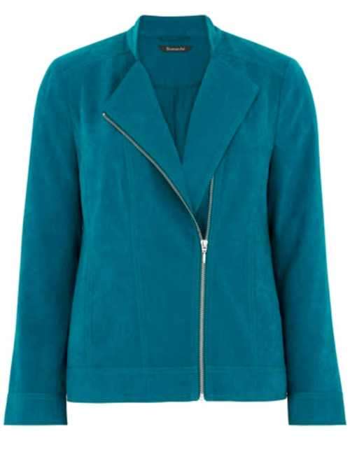 Luxurious Suede Biker Jacket