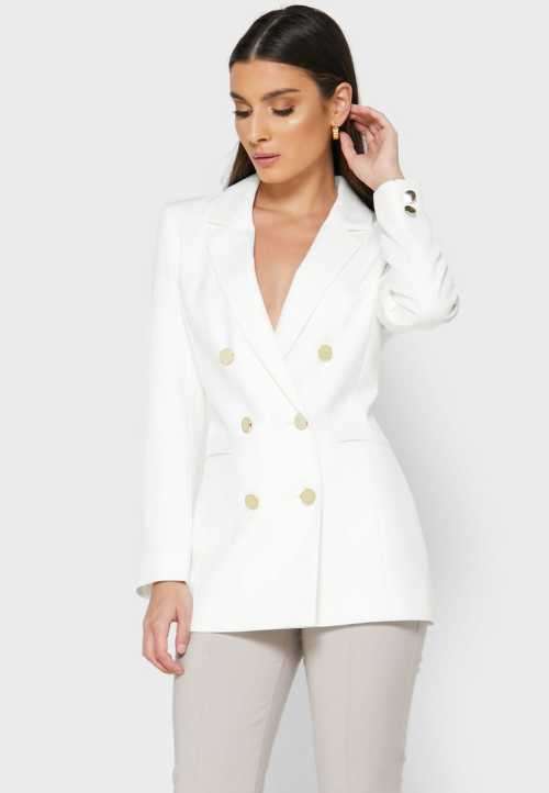 White double breasted Blazer
