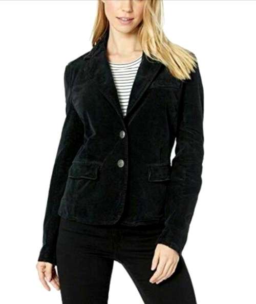 Black Corduroy Blazer
