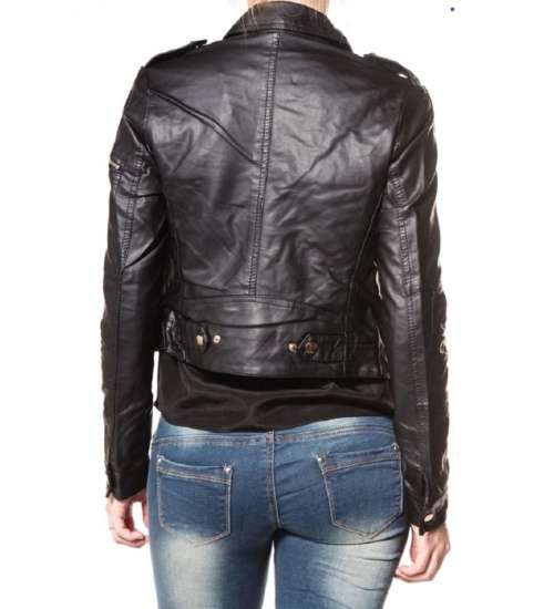 Faux Leather Biker Jacket