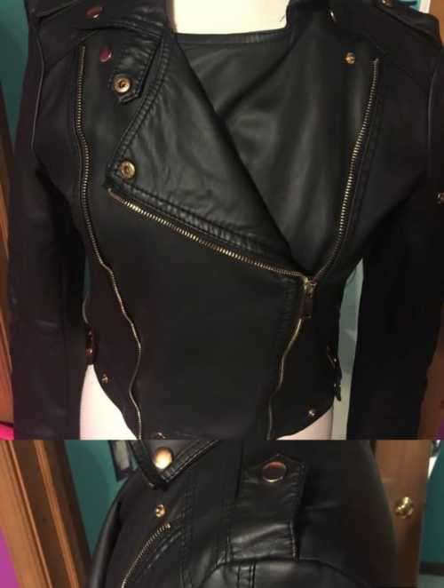 Faux Leather Biker Jacket