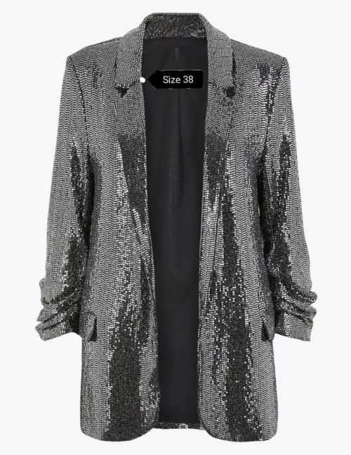 Sequined Glamour  Blazer