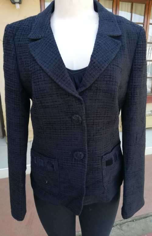 Black Velvet Mix Coat