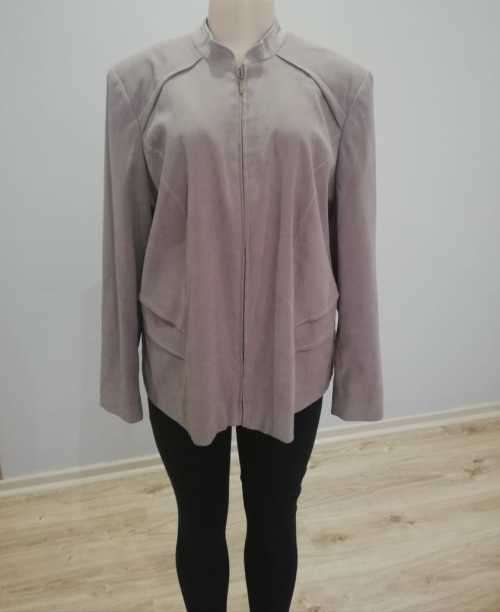 Luxurious Suede Zip up Jacket