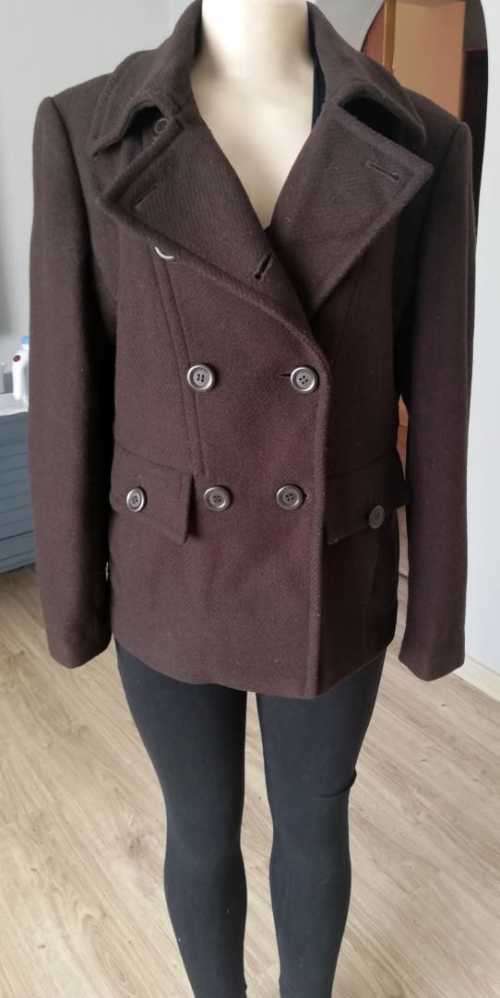 Beautiful Thick Brown Double Breasted Coat