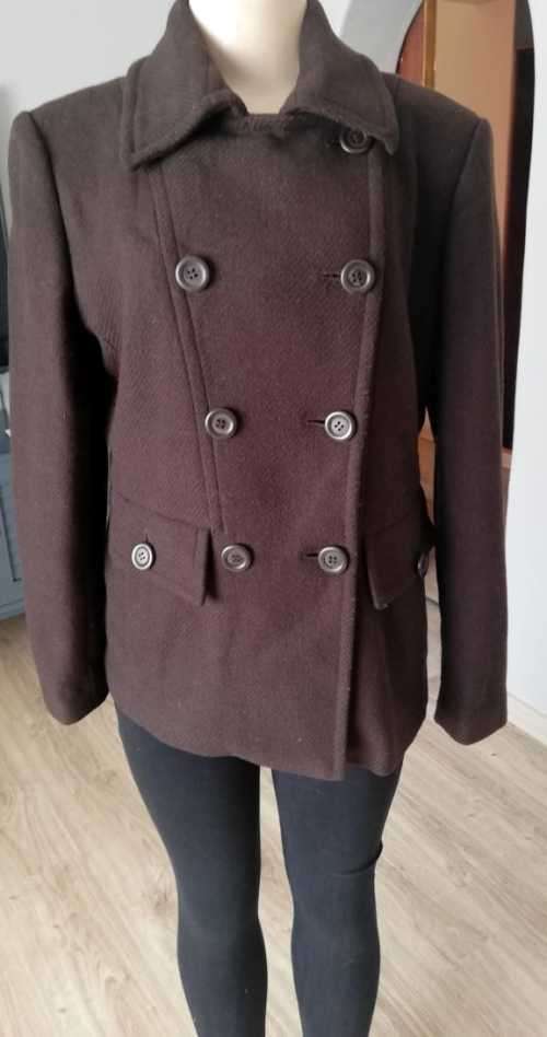 Beautiful Thick Brown Double Breasted Coat