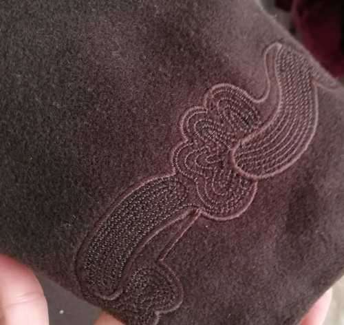 Exquisite Chocolate Felt Brown Coat with Hood