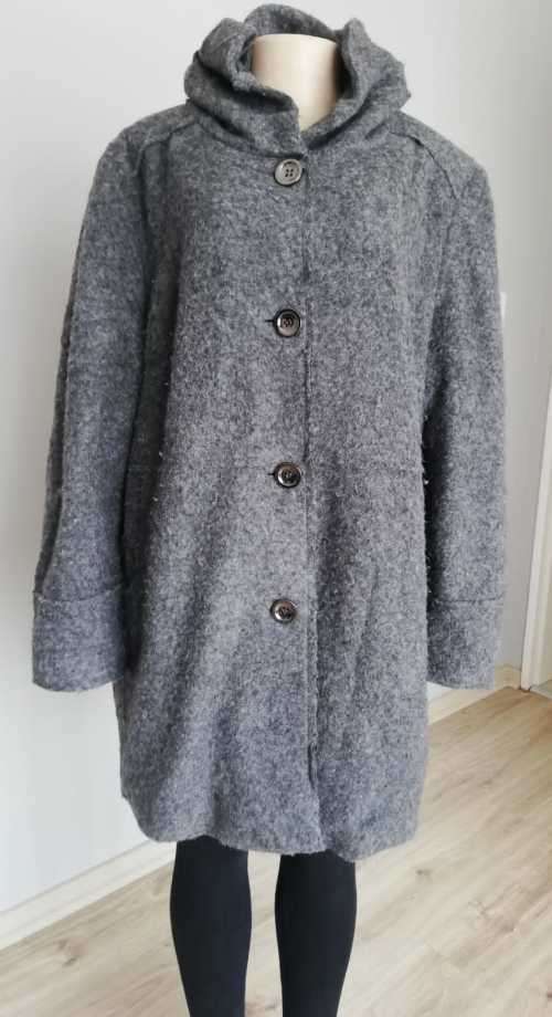 Beautiful Grey Shaggy Wool Coat