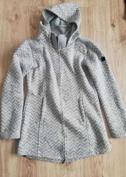 Branded Grey Zip up Coat