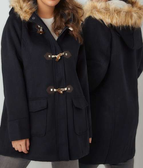 Gorgeous Navy Duffel Coat