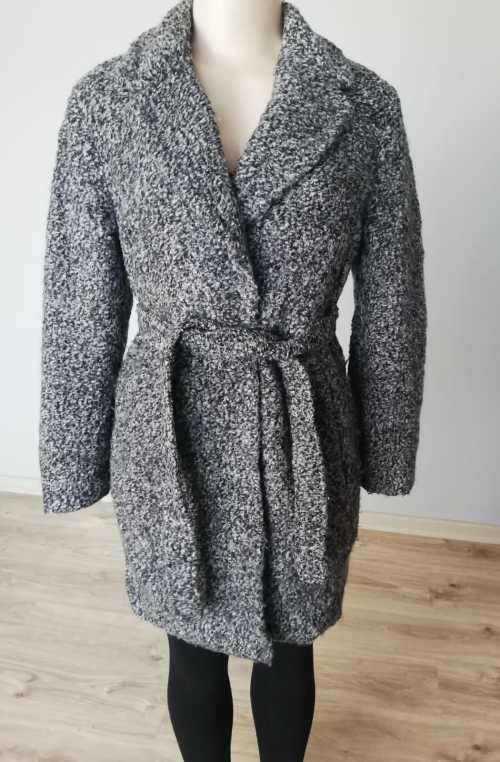 Black and white Tweed Coat