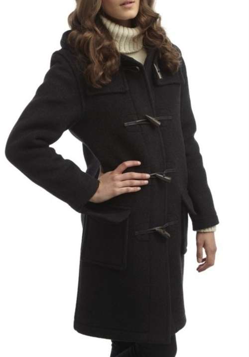 Charcoal Duffel Jacket