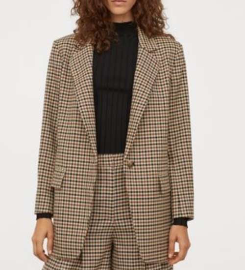 Gorgeous brown Check Blazer