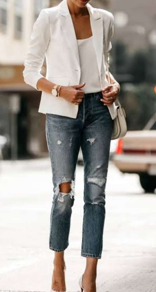 Beautiful White Blazer