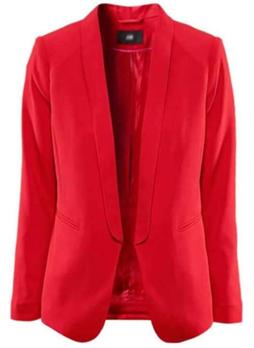 Beautiful dark red Shrug blaZer