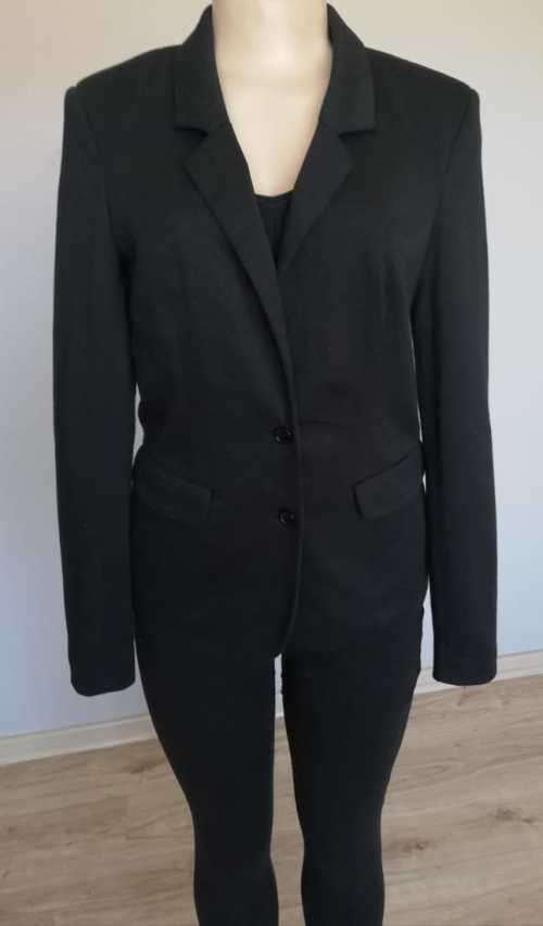 Beautiful Black Blazer with silver specs