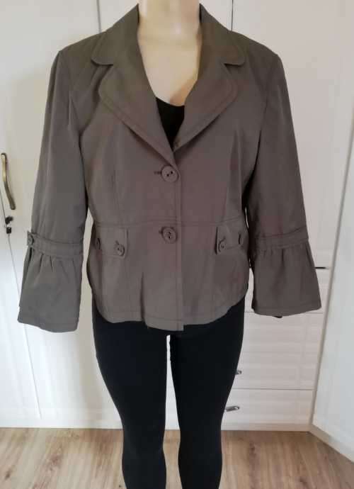 Brown button up Swing coat