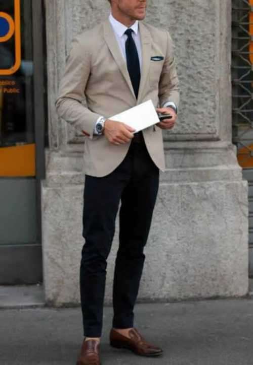 Mens Light Brown Blazer