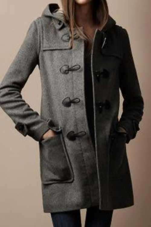 Grey Duffel Coat