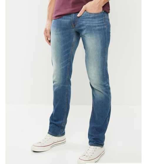 GUESS Slim Straight Jeans ...Stonewash blue