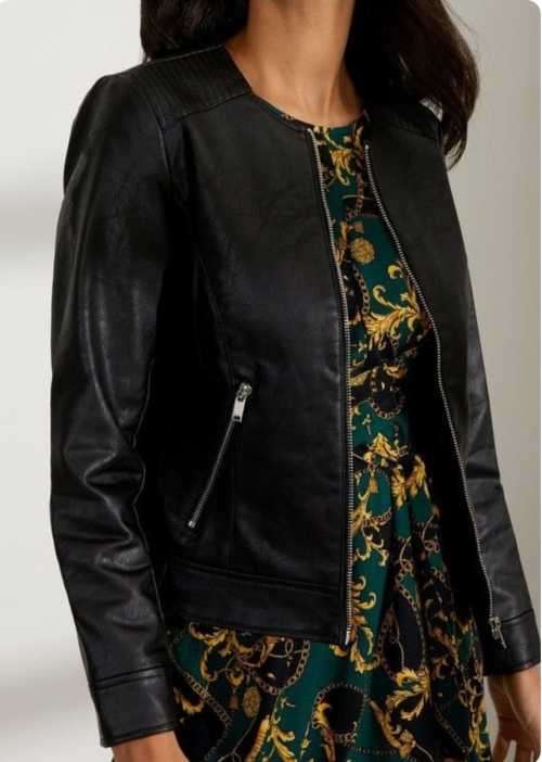 Gorgeous Biker Faux Leather Jacket
