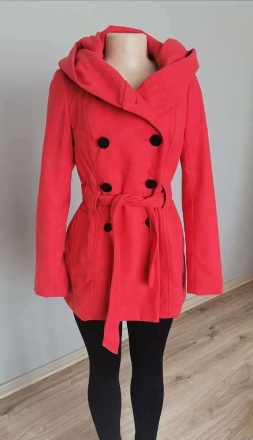 Gorgeous Melton Coat with oversized hood