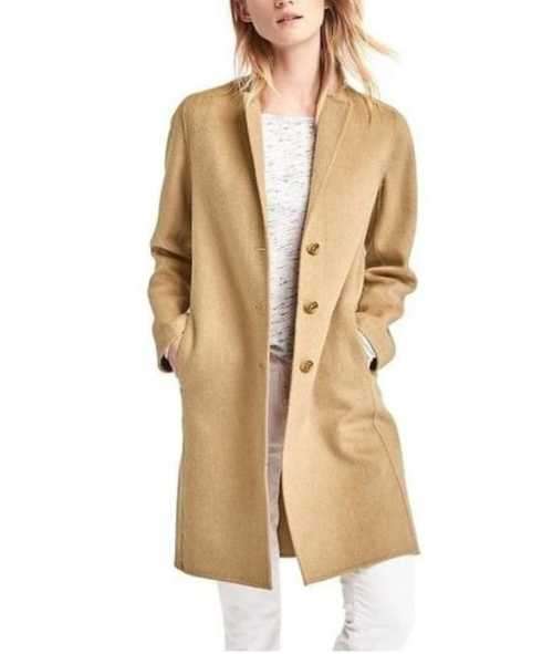 Wool and Cashmere Mix Car Coat