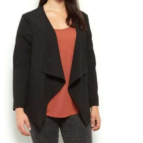 beautiful black Waterfall blazer