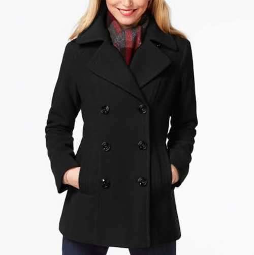Gorgeous Black  Peacoat