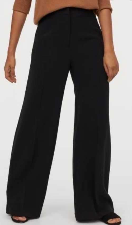 Woolworths black wide leg pants