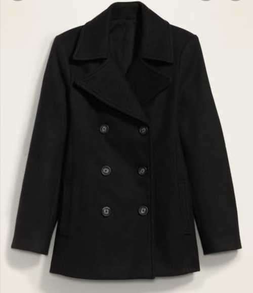 Gorgeous Black Peacoat