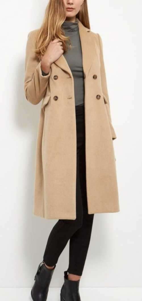 Gorgeous Camel Melton Car coat