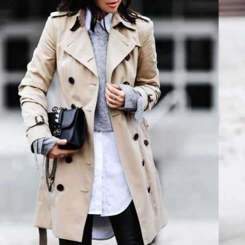 Beige Trench Coat