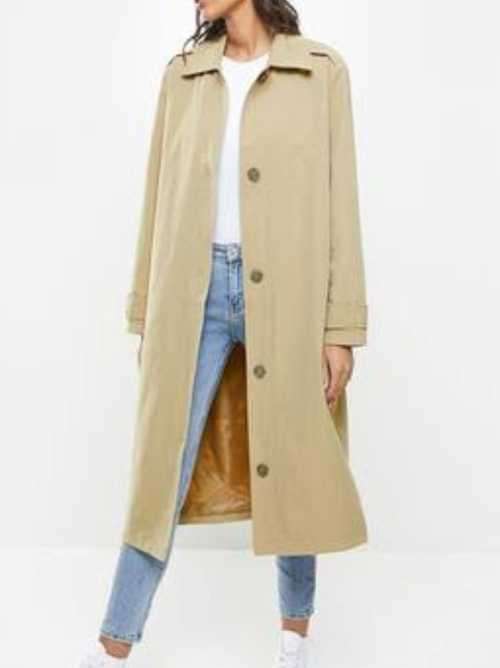 Beige Maxi Coat