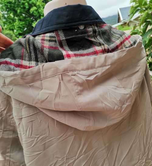 Lovely Beige Rain Jacket