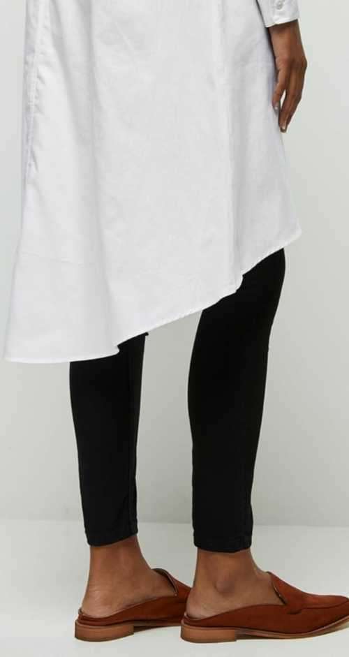 Collared Longline Shirt - Milk