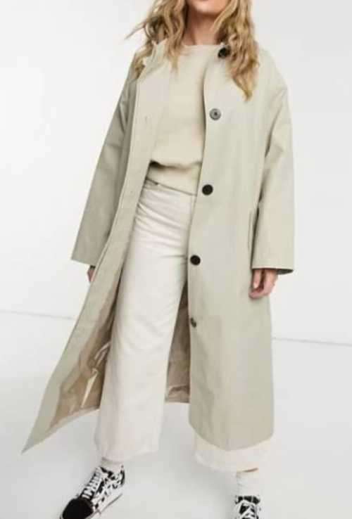 Beautiful Maxi Beige Trench Coat