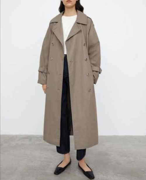 Gorgeous  Beige/Brown maxi Trench Coat
