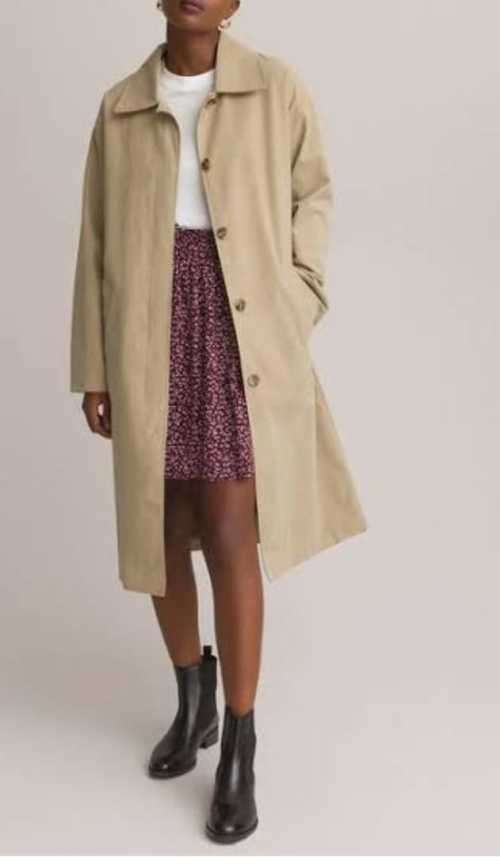 Light Beige Trench Coat