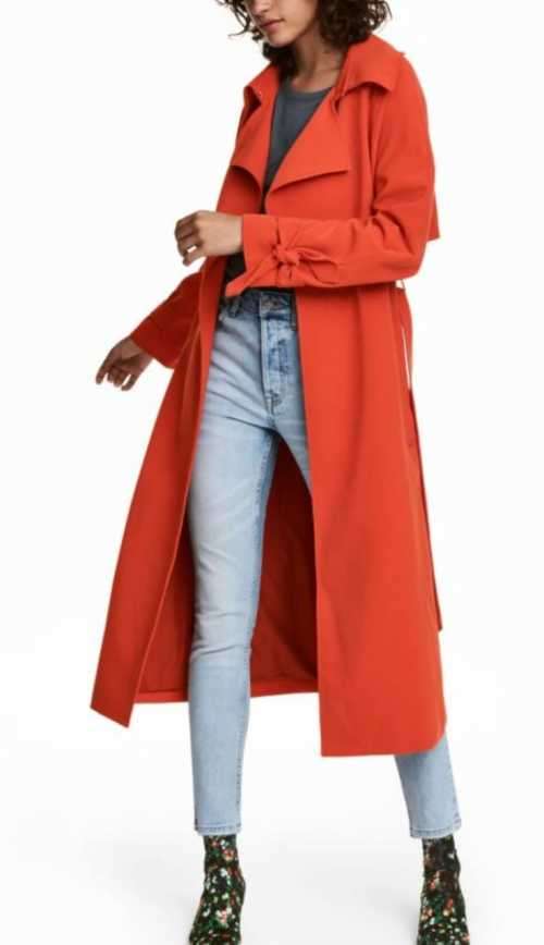 H&M Bright Trench coat