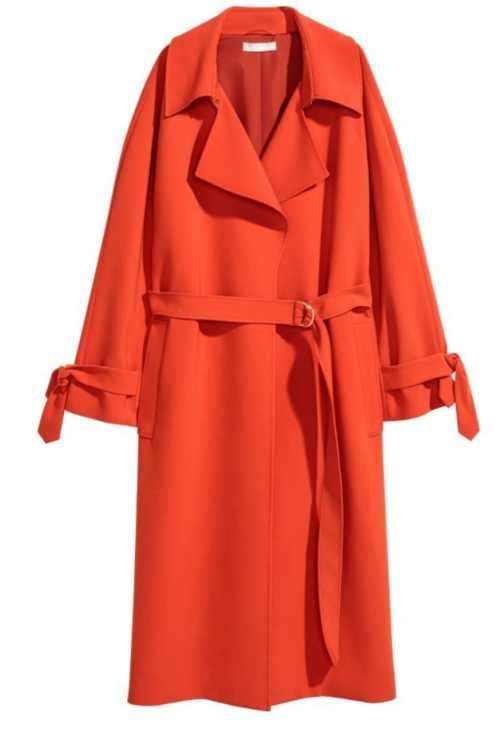 H&M Bright Trench coat