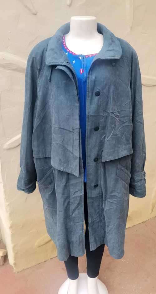 Vintage Duede Trench Coat