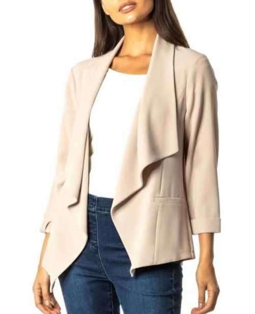 Grey / Beige Waterfall jacket